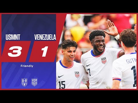 USA start 2025 with a dazzling 3-1 victory in friendly | USMNT 3-1 Venezuela | Official Highlights