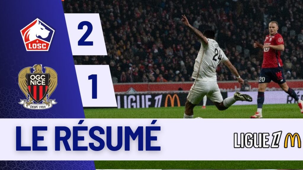 Lille - Nice | 2-1 | Highlights | Ligue 1 2024-25 | Lille Nice