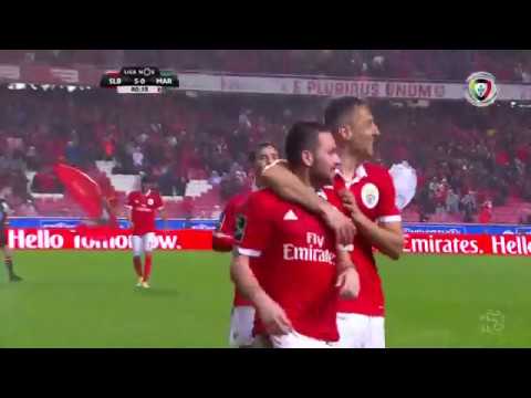 Golo de Zivkovic: Benfica (5)-0 Marítimo (Liga 25ª J)