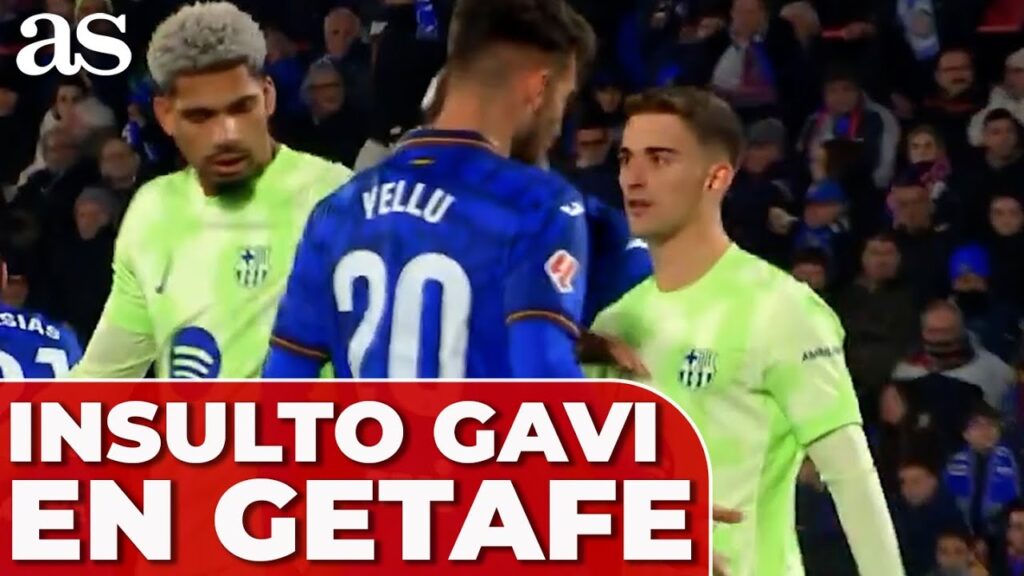 HUMILLACIÓN de GAVI a YELLU SANTIAGO en el GETAFE – FC BARCELONA HUMILLACIÓN de GAVI a YELLU SANTIAGO en el GETAFE - FC BARCELONA