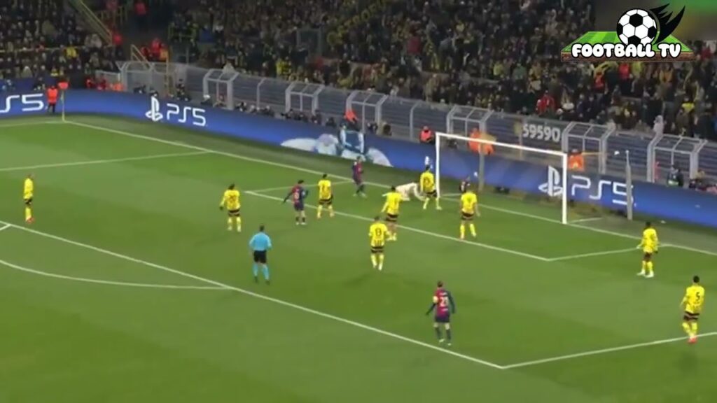 FERRAN TORRES WINS IT FOR BARCELONA VS DORTMUND! | FULL GOAL BEST ANGLE #goal