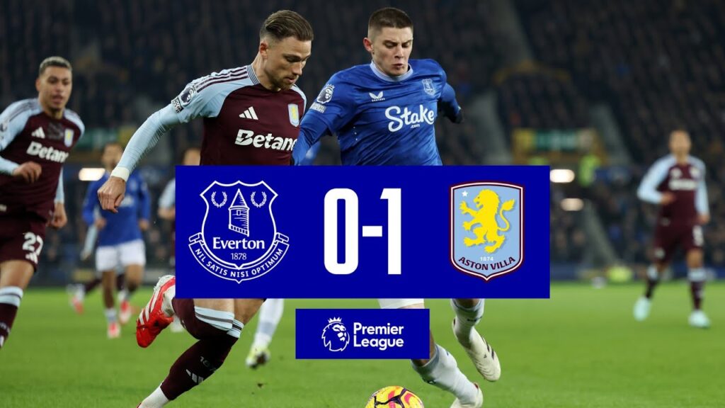 EVERTON 0-1 ASTON VILLA | Premier League highlights