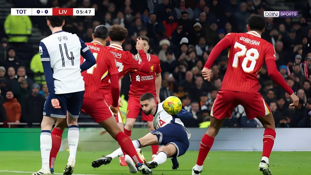 The Moment Rodrigo Bentancur injury during Match tottenham vs liverpool 💔 Rodrigo Bentancur injured