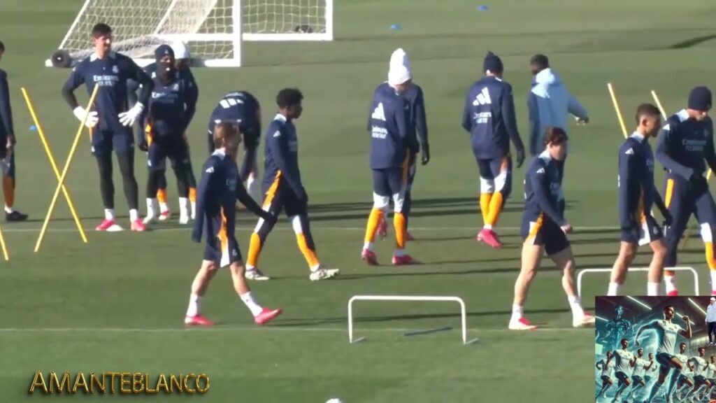 Ultimo entrenamiento antes de enfrentarse a LAS PALMAS