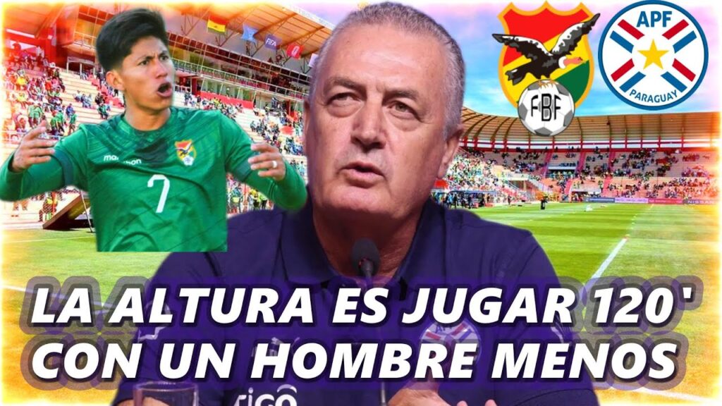 Que HAGAN SU MUNDIAL a 4.200m 😡 GUSTAVO ALFARO EXPLOTA 😡 BOLIVIA vs PARAGUAY