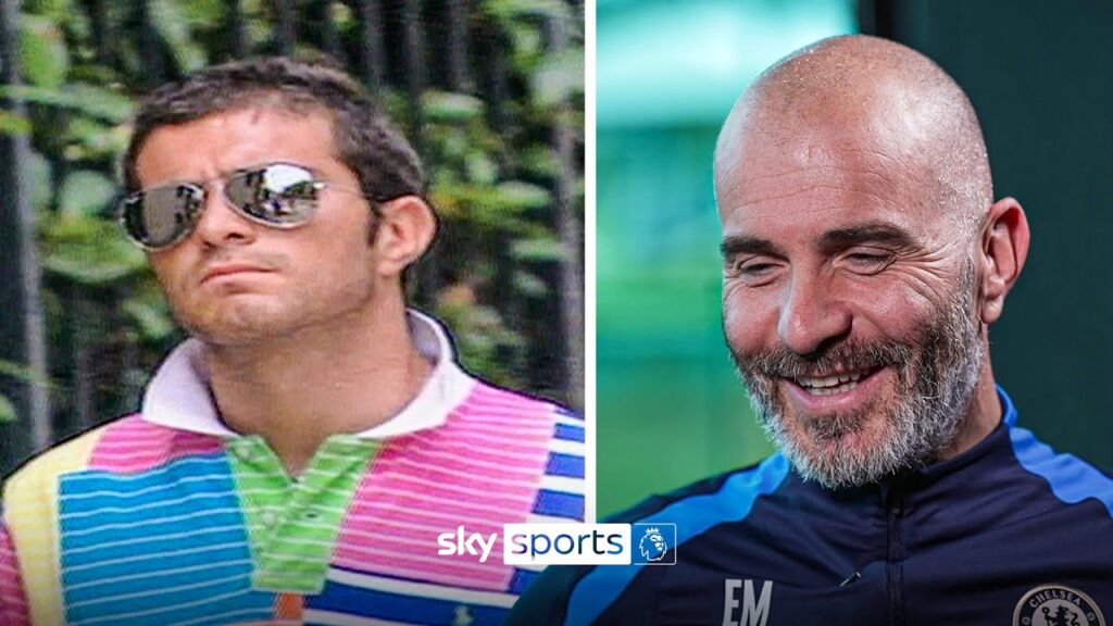 "Oh my god, look at that t-shirt!" | Enzo Maresca reacts to hilarious archive footage