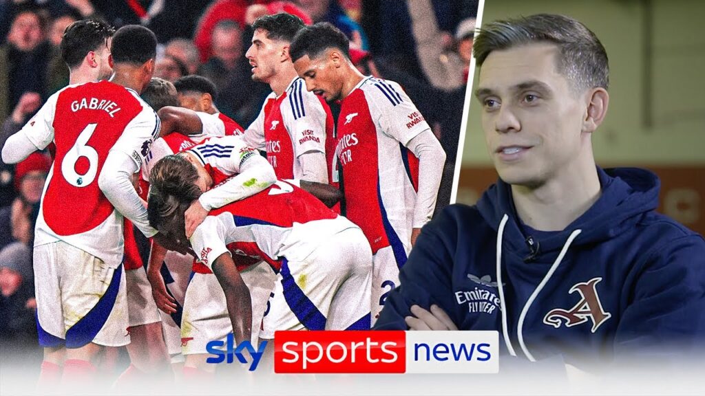 Leandro Trossard talks title race, set pieces, playing as a striker & North London Derby Goal!