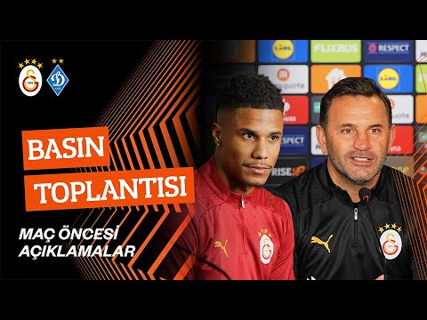 🔴 Teknik Direktörümüz Okan Buruk ile Ismail Jakobs'un, Dynamo Kyiv maçı öncesi basın toplantısı