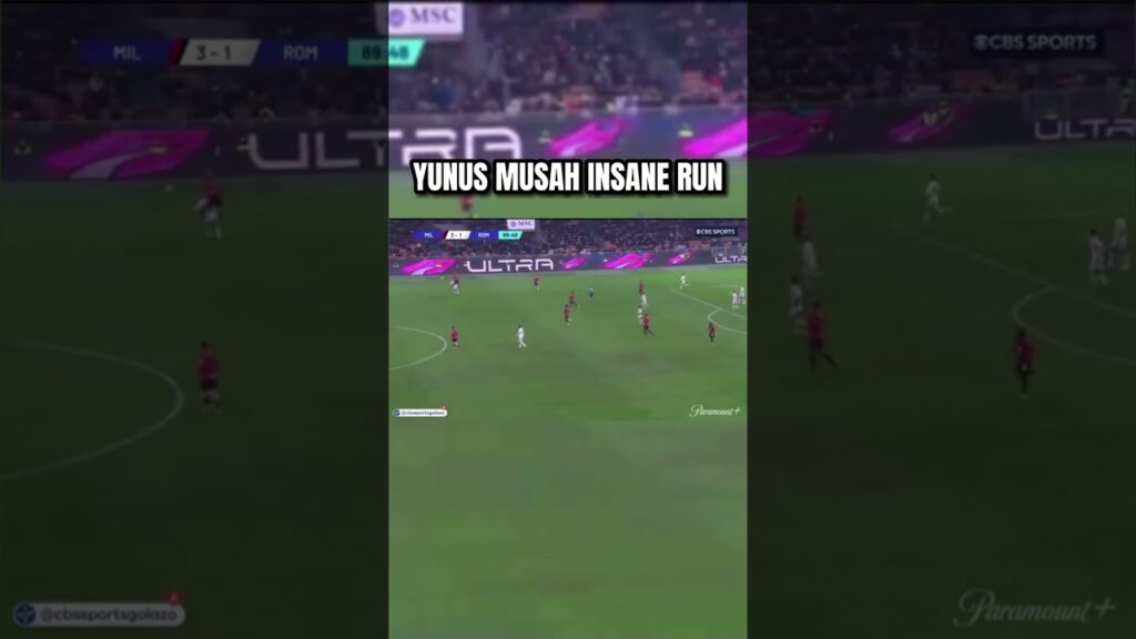 Yunus Musah NEARLY pulled this insane run off 😳 #usmnt #shorts