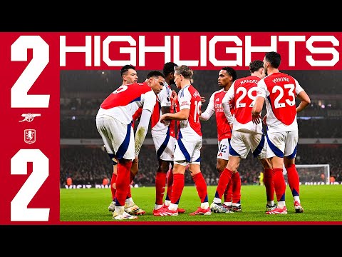 HIGHLIGHTS | Arsenal vs Aston Villa (2-2) | Martinelli, Havertz | Premier League HIGHLIGHTS | Arsenal vs Aston Villa (2-2) | Martinelli, Havertz | Premier League