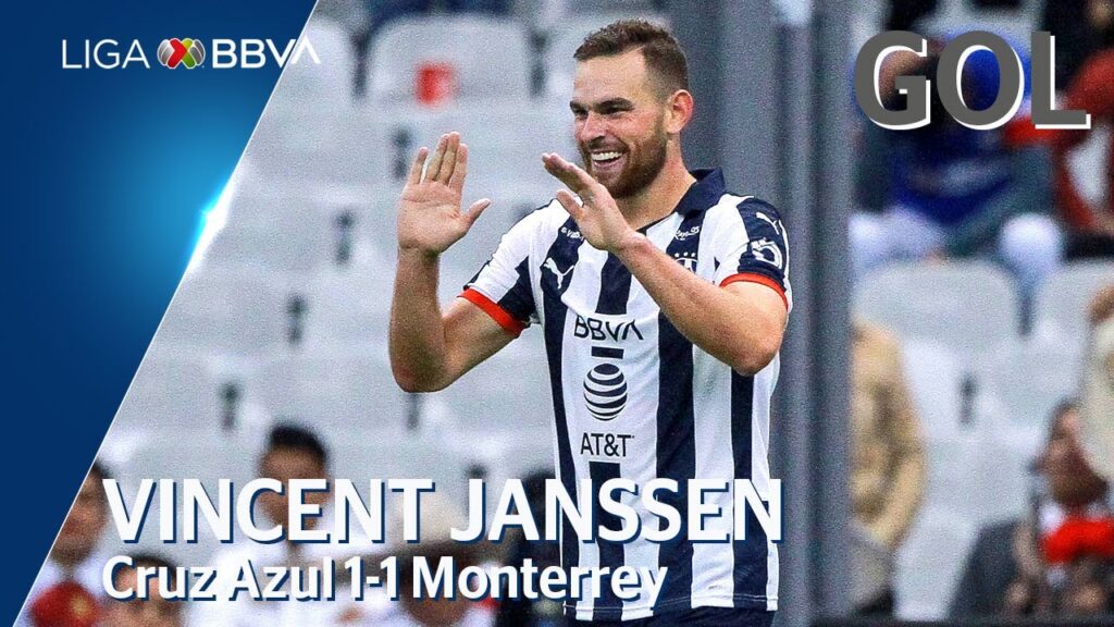 Gol de V. Janssen | Cruz Azul 1 - 1 Monterrey | Liga BBVA MX - Apertura 2019  - Jornada 11