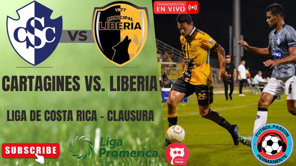 CARTAGINES vs. LIBERIA EN VIVO ⚽ COSTA RICA - clausura - Jornada 3