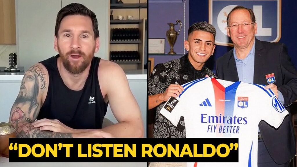 Is MESSI really said 'don't listen to Ronaldo', after Thiago Almada join Ligue 1 club Lyon?