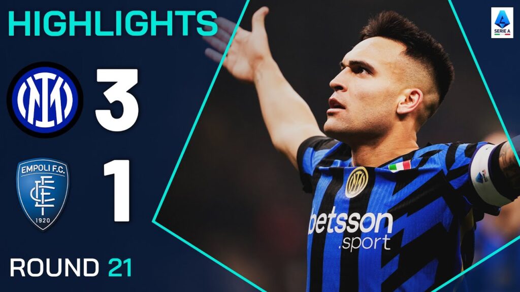 INTER-EMPOLI 3-1 | HIGHLIGHTS | Lautaro Scores in Back-To-Back Games | Serie A 2024/25