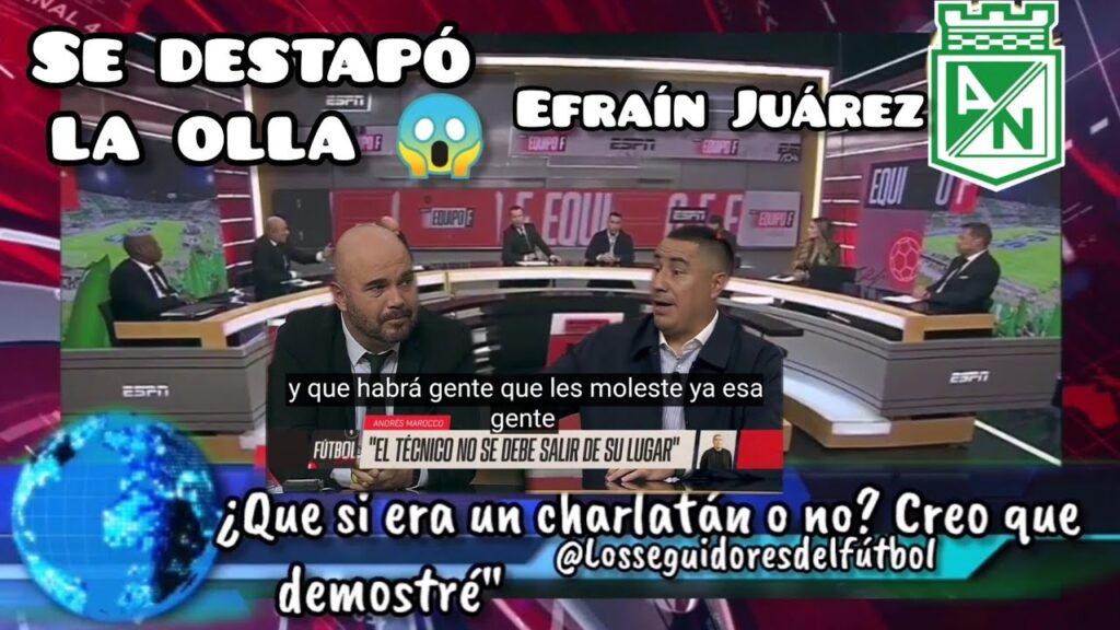 Nos acompaña en el set @efrajuarez, entrenador bicampeón con Atlético Nacional en 2024