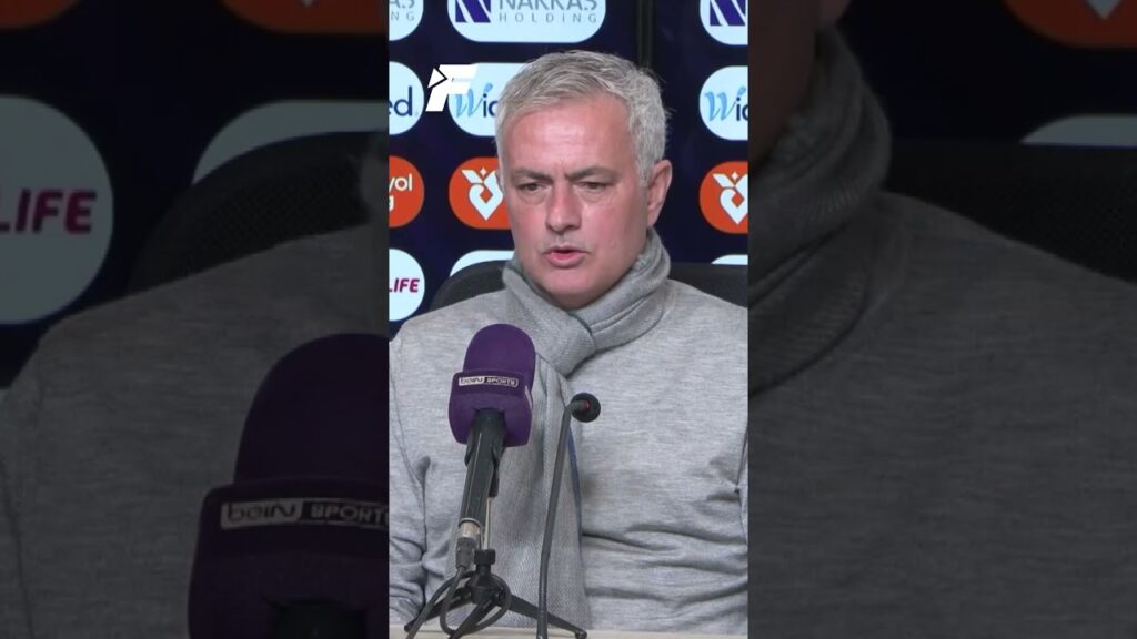 👀  Jose Mourinho'dan 'Dusan Tadic' göndermesi. #shorts #fenerbahçe #futbol