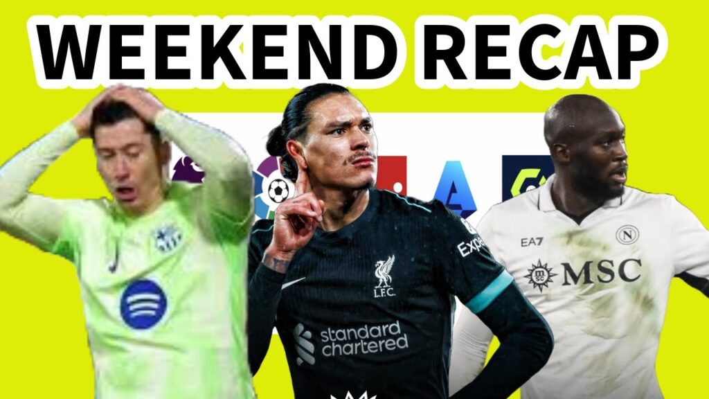 ARSENAL AND BARCA DROP POINTS, LUKAKU AND NUNEZ CLUTCH, ATLETI LOSE, MBAPPE - LIVE WKD RECAP