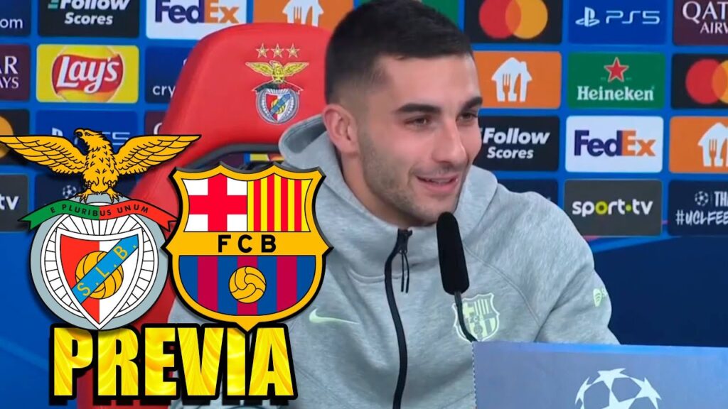 Rueda prensa FERRAN TORRES: BENFICA v FC BARCELONA