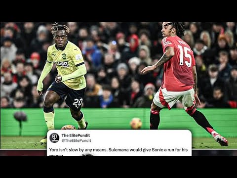 Kamaldeen Sulemana vs Manchester United  Highlight 🔥