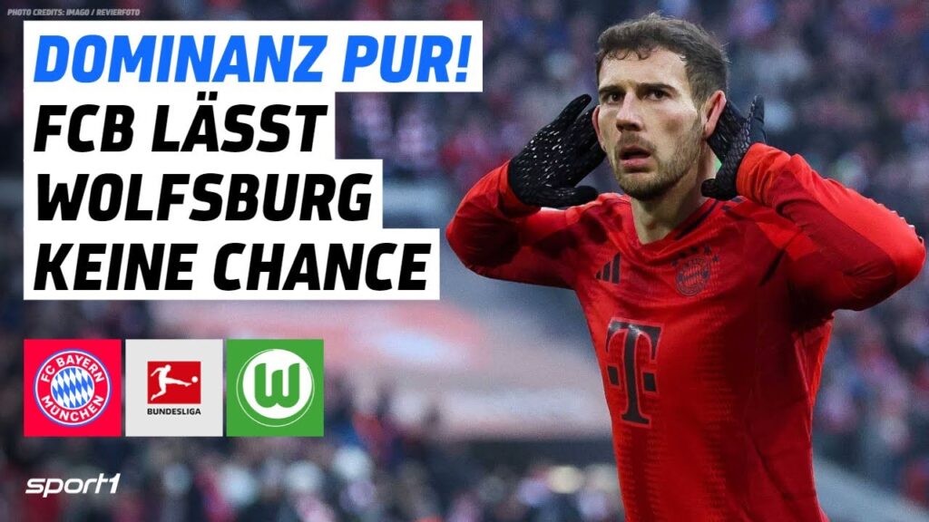 FC Bayern München - VfL Wolfsburg | Bundesliga Tore und Highlights 18. Spieltag