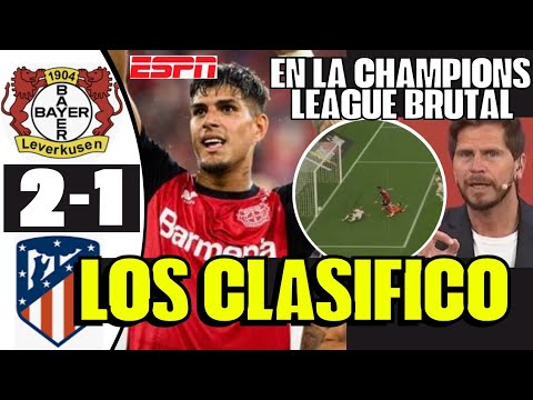 HISTÓRICO GOLAZO PIERO HINCAPIÉ CONTRA ATLÉTICO MADRID POR LA CHAMPIONS LEAGUE QUÉ LOCURA SORPRENDE