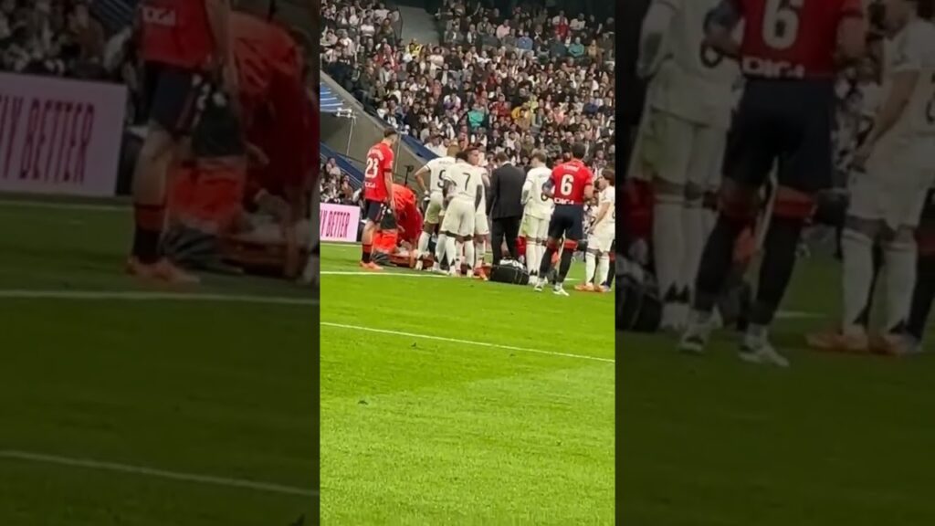 Eder militao ACL injury vs Osasuna 2024 😭 #militao #realmadrid #laliga