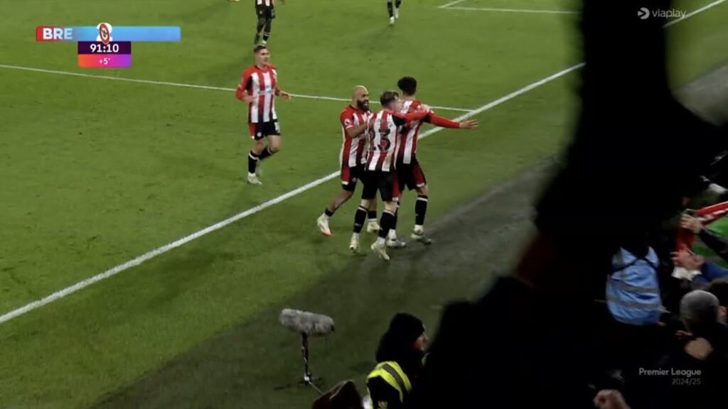 Christian Nørgaard Goal,Brentford vs Man City(2-2) All Goals and Extended Highlights