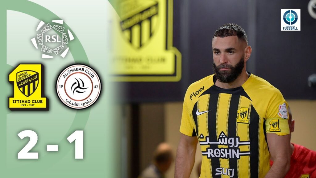 Benzema trifft! Al-Ittihad bleibt punktgleich mit Meister | Al-Ittihad - Al-Shabab