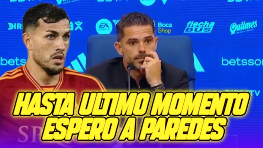 FERNANDO GAGO CONFIESA: ESTOY ESPERANDO a LEANDRO PAREDES BOCA 5 ARGENTINO MM 0