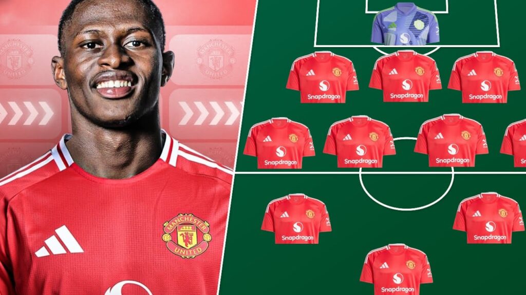 MANCHESTER UNITED POTENTIAL STARTING LINEUP WITH NUNO MENDES IF TRANSFER HAPPEN IN WINTER 2025