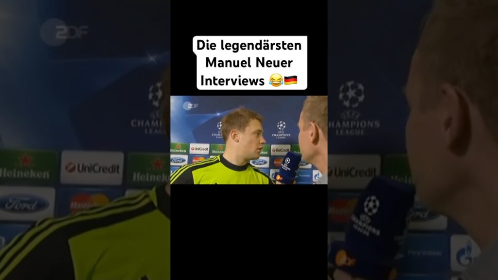Die legendärsten Manuel Neuer Interviews 😂🇩🇪 #neuer #manuelneuer #fcbayern #dfb