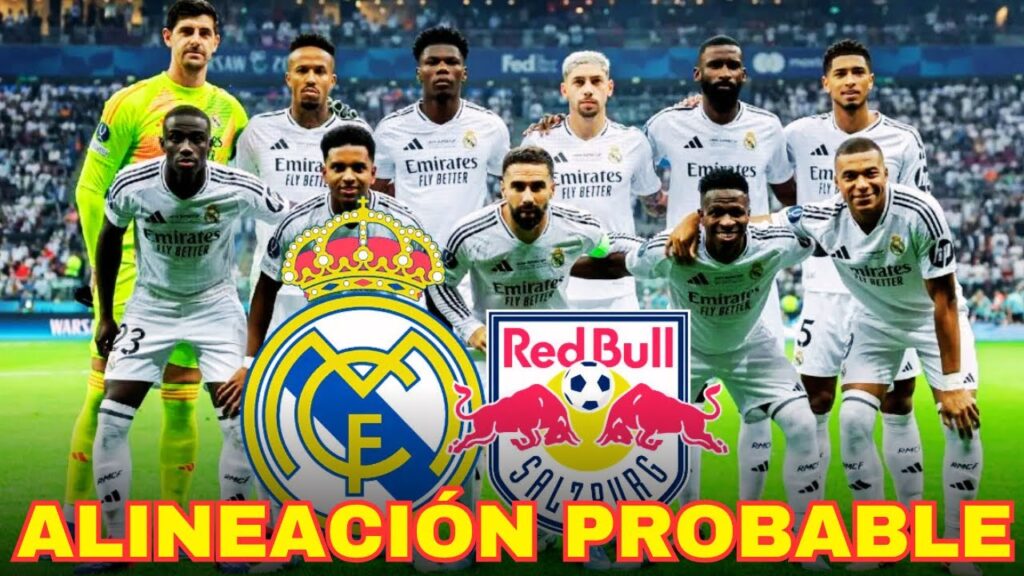 ALINEACIÓN PROBABLE DEL REAL MADRID - SALZBURGO: QUÉ NECESITA EL REAL MADRID PARA PASAR EN CHAMPIONS