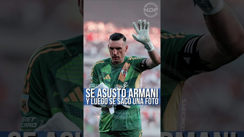El gran susto de Franco Armani que terminó con un gran gesto en la cancha de River Plate 😱
