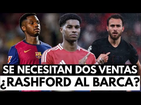 RASHFORD PODRÍA VENIR CEDIDO AL BARCA || ANSU FATI Y ERIC GARCÍA LOS APUNTADOS PARA SALIR.