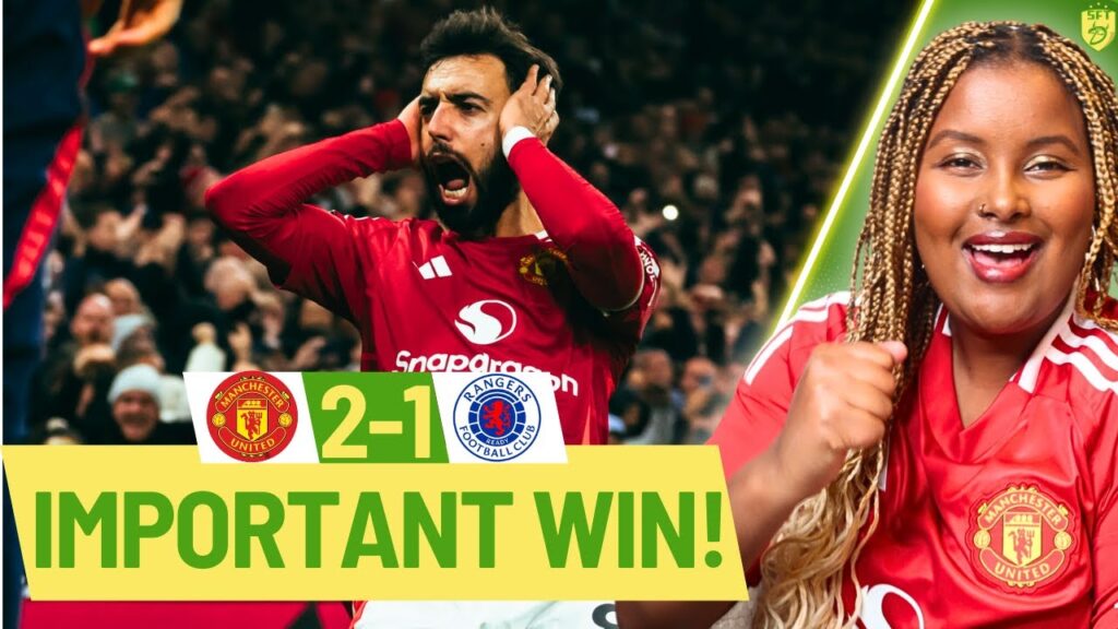 BRUNO CLUTCH! MAN UTD VS RANGERS | LIVE MATCH REACTION | EUROPA LEAGUE
