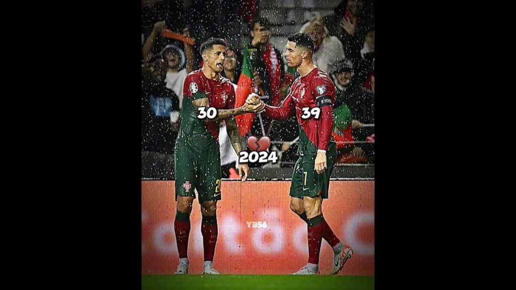 RONALDO X JOAO CANCELO #football #shorts #tanding