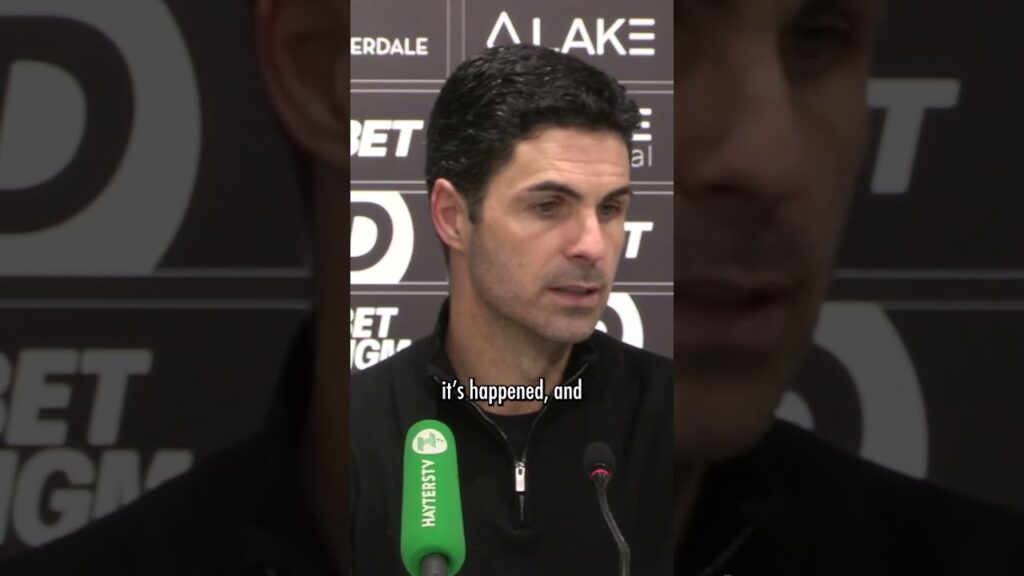 Mikel Arteta on Myles Lewis-Skelly’s red card vs. Wolves 🗣️