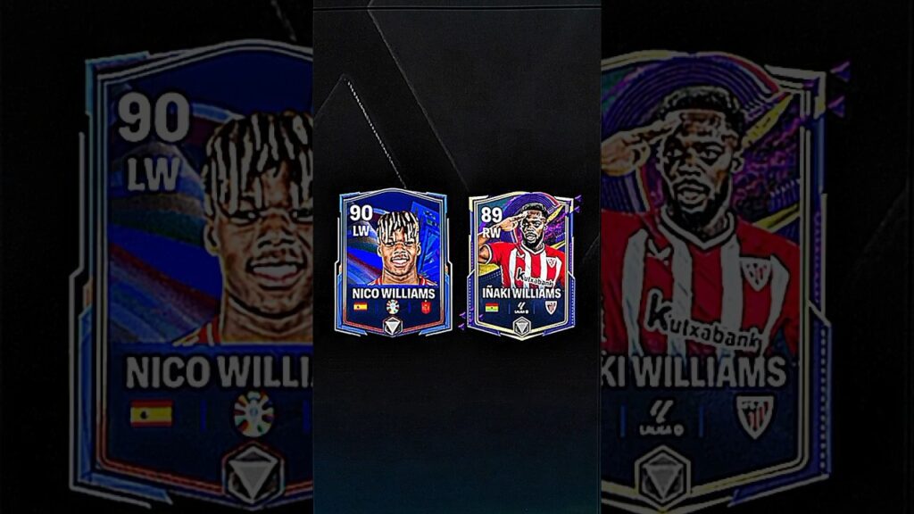 Nico Williams Vs Inaki Williams FiFA Mobile Cards #fifa24 #fifa #fifamobile #fifarenderz