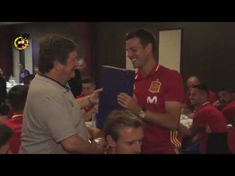 Así han celebrado su cumpleaños Julen Lopetegui y César Azpilicueta