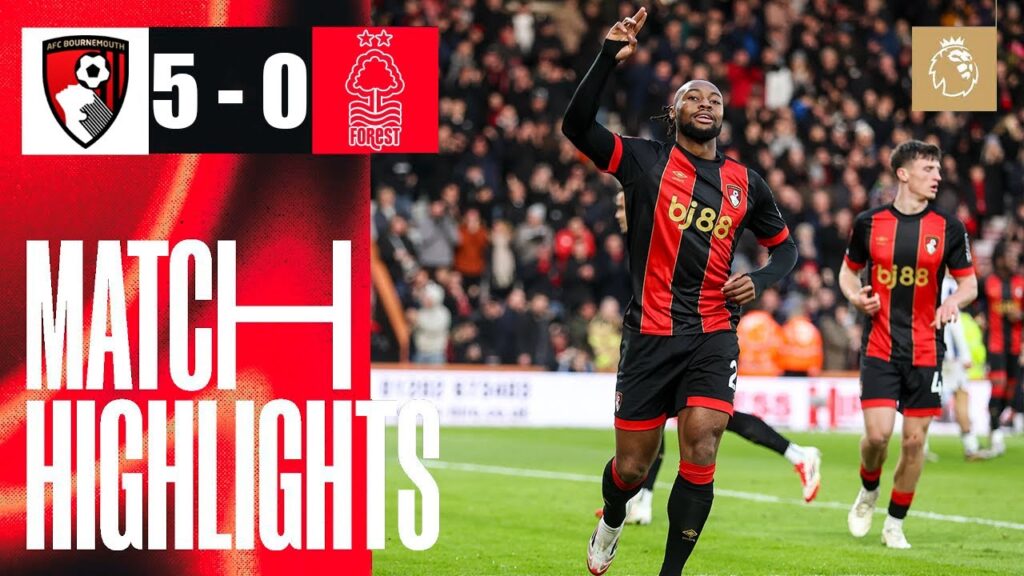 Antoine Semenyo Goal 90+1 | Bournemouth vs Nottingham Forest 5-0 Highlights | Premier League 2024/25