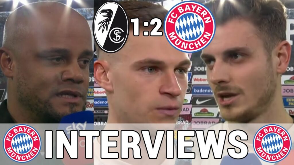 ,,Das war geil!" Alle FC Bayern Interviews nach 1:2 Sieg | SC Freiburg 1:2 FC Bayern