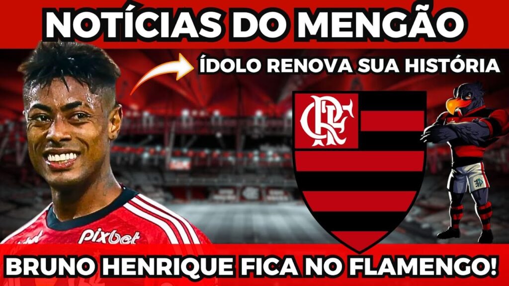 BRUNO HENRIQUE FICA NO FLAMENGO! ATLÉTICO-MG DESISTE E O ÍDOLO RENOVA SUA HISTÓRIA NO MENGÃO!