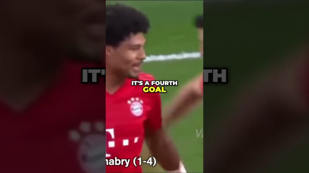 Bayern Munich Dominates  Four Goals and a Double Trouble from Serge Gnabry #bayern #football #goal