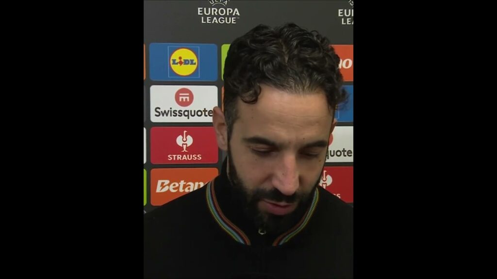 Ruben Amorim on changing de Ligt with Harry Maguire after the Man United 2-1 victory vs Rangers