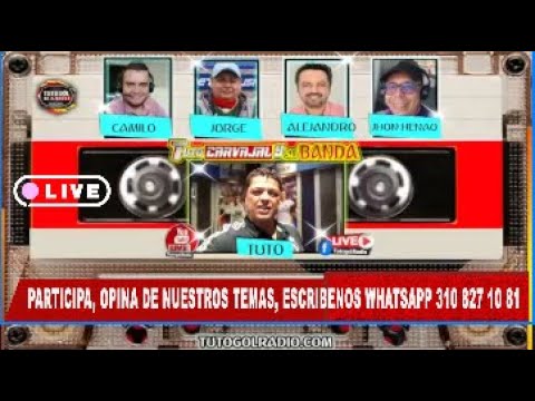 π‘π΄ ENERO 23 π WE SHOW “TUTO CARVAJAL Y SU BANDA” DE EXTREMO A EXTREMO π‘π΄ ENERO 23 π WE SHOW "TUTO CARVAJAL Y SU BANDA" DE EXTREMO A EXTREMO