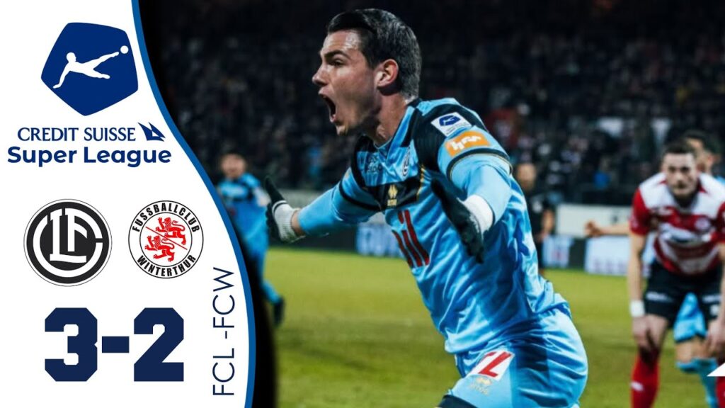 Fc Winterthur vs Fc Lugano 2-3 Highlights Swiss Super League | Winterthur Lugano