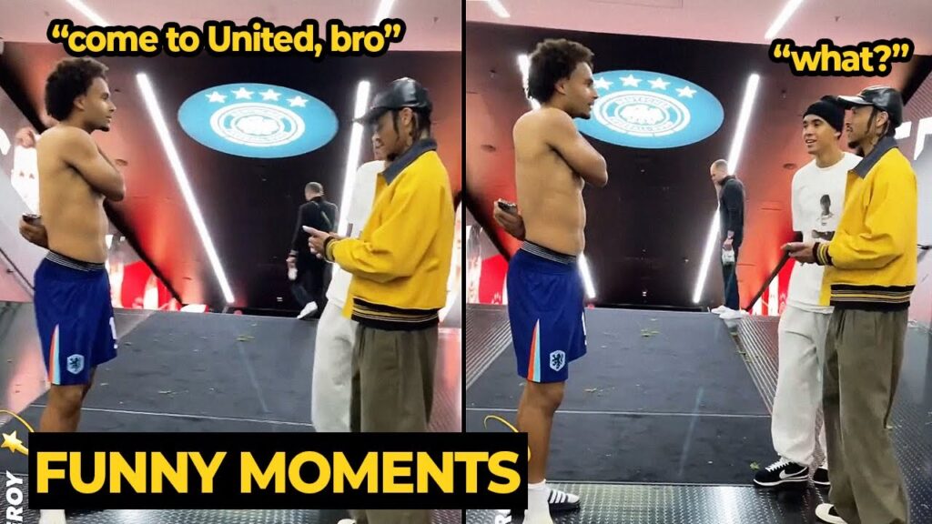 Zirkzee teasing Leroy Sane and Musiala after Netherlands defeat against Germany | Man Utd News