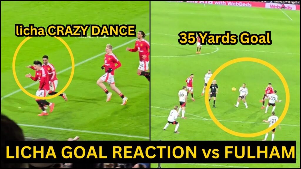 Lisandro Martinez CRAZY REACTIONS troll Adama Traore after scored goal vs Fulham | Man Utd News