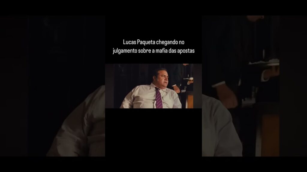 Lucas Paquetá no julgamento