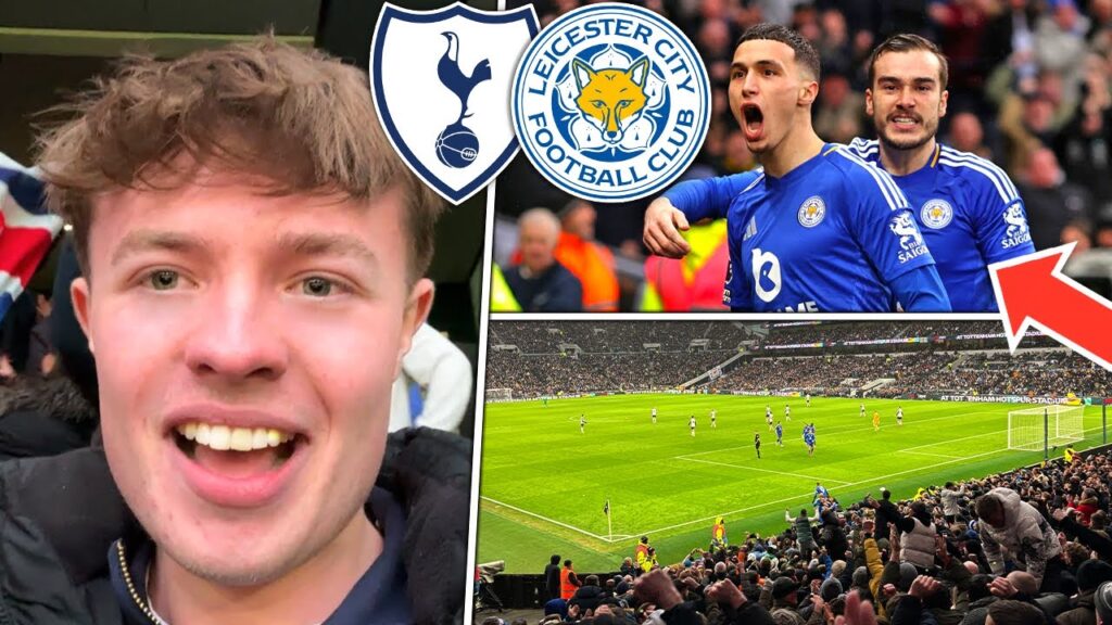 Absolute LIMBS As El Khannouss Scores The WINNER! Tottenham 1-2 Leicester City Matchday Vlog